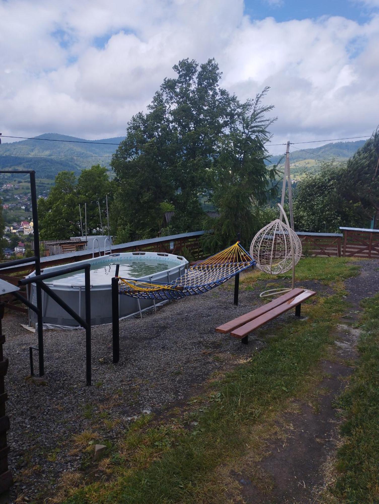 Гірська Вершина Hotell Slavske Exteriör bild